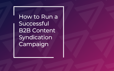 Ebook: How to Run a Successful B2B Content Syndication Campaign
