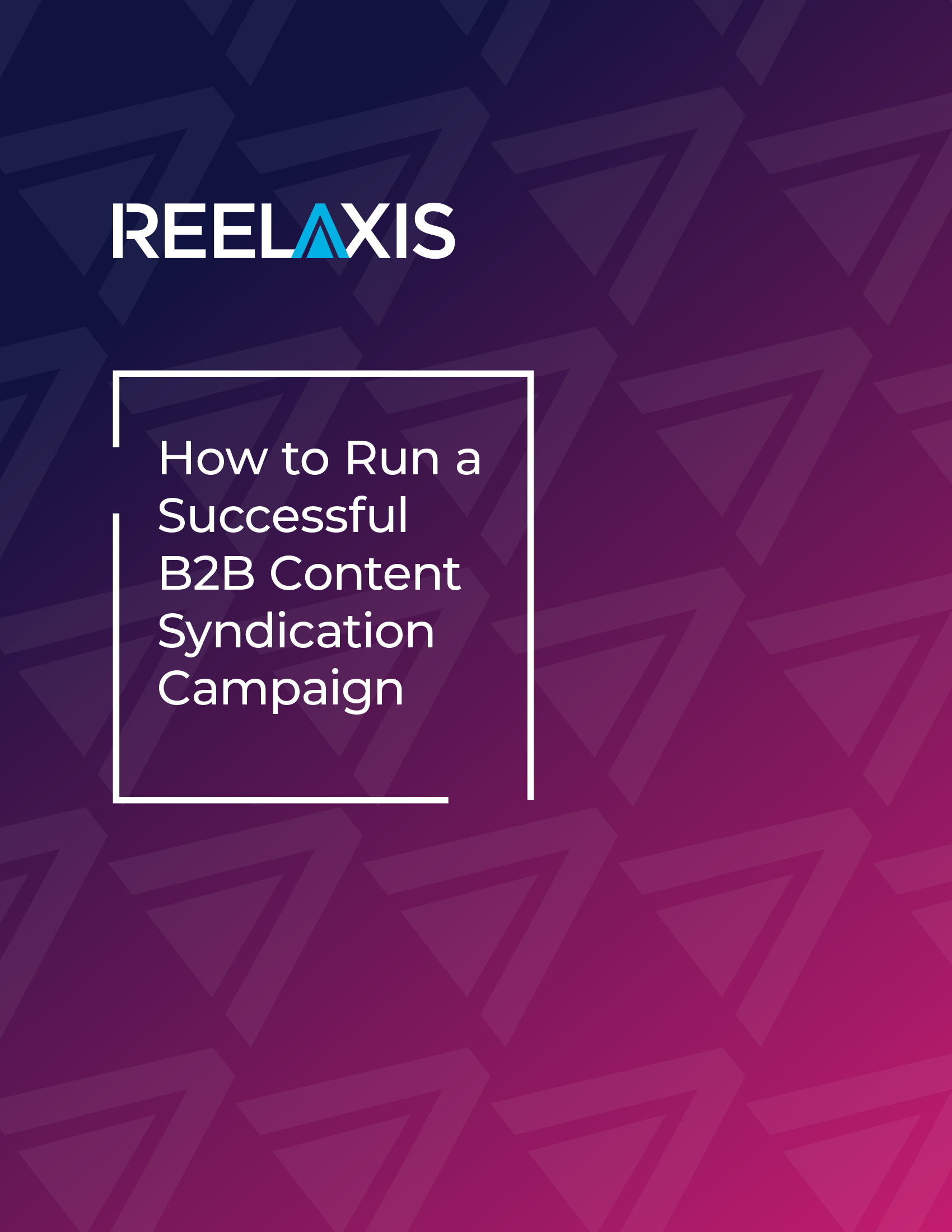 Ebook How To Run A Successful B2B Content Syndication Campaign REEL AXIS