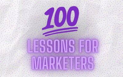 100 lessons for marketers.