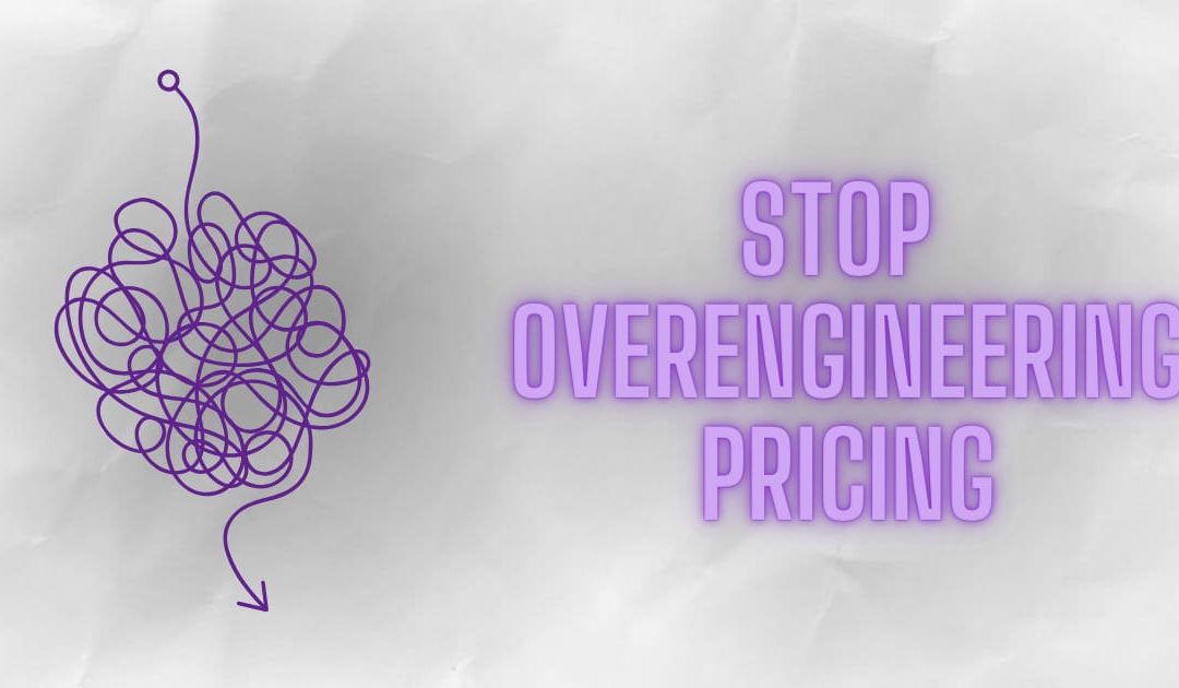 Stop overengineering your pricing page